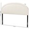 Baxton Studio Fiana Modern Cream Boucle Fabric Queen Size Headboard 228-12957-ZORO - alternate 2